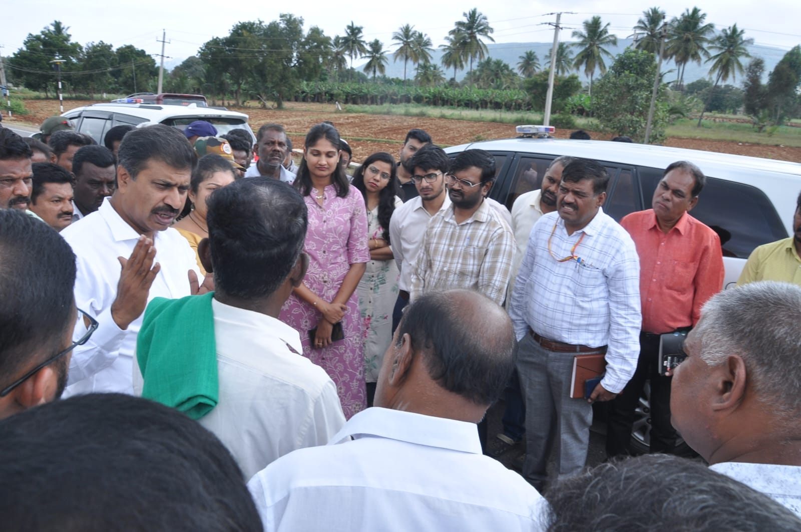 Action for road safety on Sattegala Bypass Highway - MLA M R Manjunath
